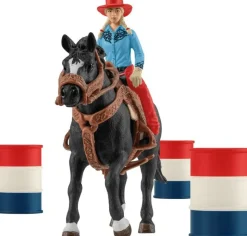 Schleich Barrel Racing mit Cowgirl