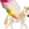 Schleich Geflügeltes Regenbogeneinhorn Fohlen
