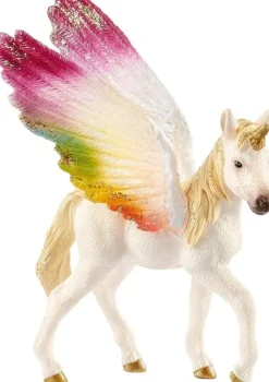Schleich Geflügeltes Regenbogeneinhorn Fohlen