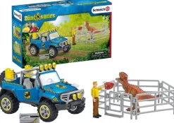 Schleich Geländewagen mit Dino-Außenposten