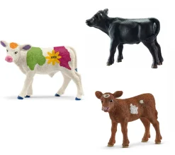 Schleich - Tierfiguren - Bauernhof-Set mit 15 Tieren Sammelfiguren Spielfiguren