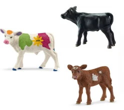 Schleich - Tierfiguren - Bauernhof-Set mit 15 Tieren Sammelfiguren Spielfiguren