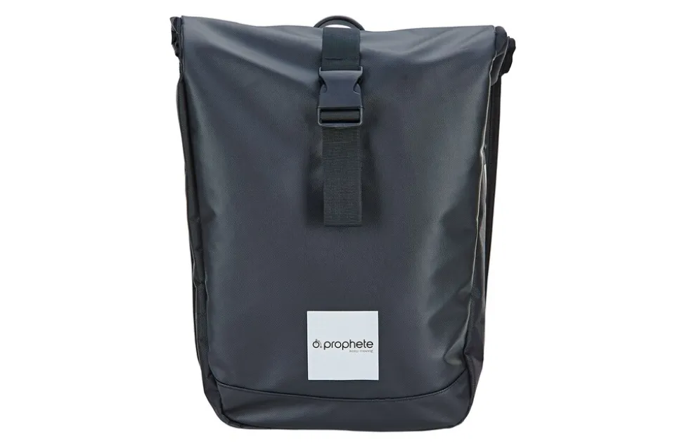 Seitenpacktasche, 100 % wasserdicht, reflektierende Elemente, robustes und langlebiges Material, Volumen: 20 Liter, Farbe: schwarz