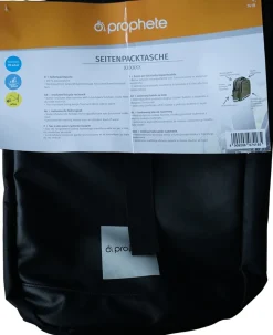Seitenpacktasche, 100 % wasserdicht, reflektierende Elemente, robustes und langlebiges Material, Volumen: 20 Liter, Farbe: schwarz
