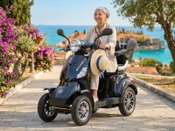 Seniorenmobil P4000, Blei-Akku, 25 km/h, 1000 Watt, Schwarz