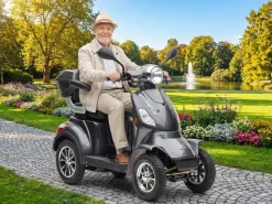 Seniorenmobil P4000, Lithium-Akku, 25 km/h, 1000 Watt, Grau