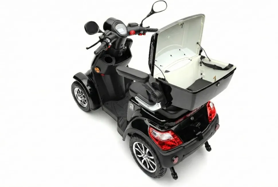 Seniorenmobil P4000, Lithium-Akku, 25 km/h, 1000 Watt, Schwarz
