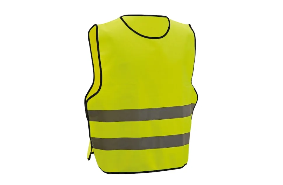 Sicherheitsweste für Erwachsene, mit 3M Reflex-Material, elastischer Gummibund und verstellbare Klettverschlüsse, Farbe: neongelb