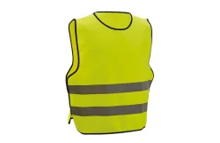 Sicherheitsweste für Kinder, mit 3M Reflex-Material, elastischer Gummibund und verstellbare Klettverschlüsse, Farbe: neongelb