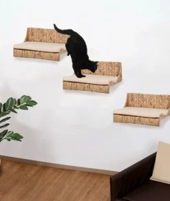 SILVIO DESIGN Kletterwand «Fenja» 3-teilig, natur