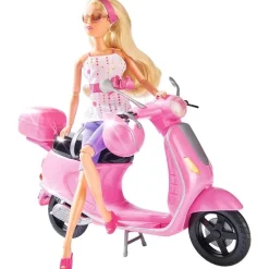 Simba 105730282 - Steffi Love - Chic City Scooter - Roller, pink, Puppe mit Zubehör