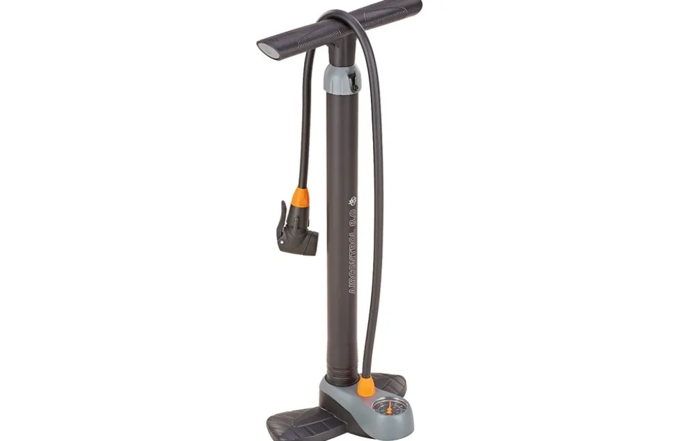 SKS Standpumpe "AIR CONTROL", für alle Ventilarten, 8 bar, mit Manometer, Kunststoff