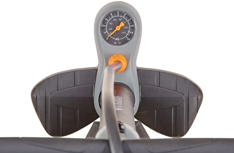 SKS Standpumpe "AIR CONTROL", für alle Ventilarten, 8 bar, mit Manometer, Kunststoff
