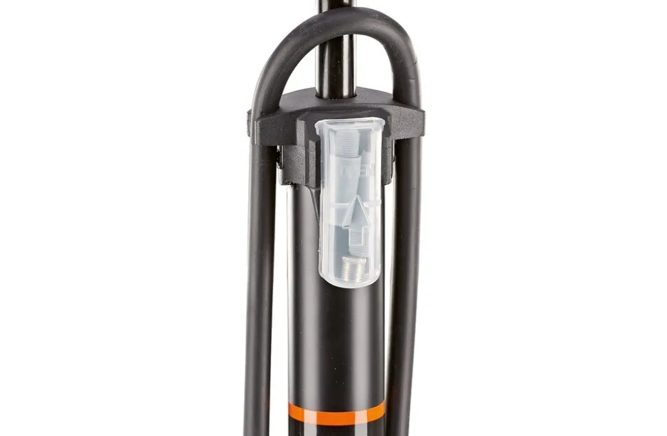 SKS Standpumpe "AIR CONTROL", für alle Ventilarten, 8 bar, mit Manometer, Kunststoff