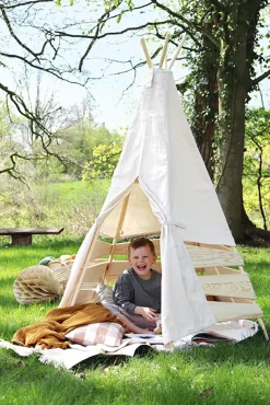 Small Foot Outdoor Zelt Tipi 12405 weiß Outdoor-Spielzeug