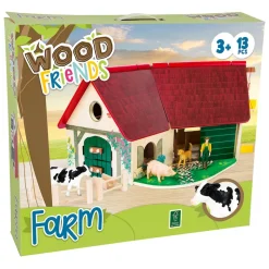 Smallfoot Woodfriends Bauernhof 11005 Mehrfarbig Kinderbauernhof