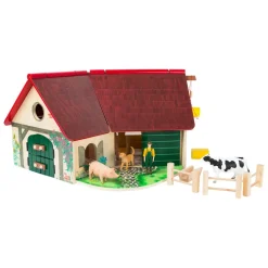 Smallfoot Woodfriends Bauernhof 11005 Mehrfarbig Kinderbauernhof