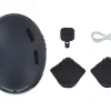Smart Helm INMOLD, Full-HD Kamera, Bluetooth 4.0, Blinker, LED, Farbe: schwarz 55-58cm