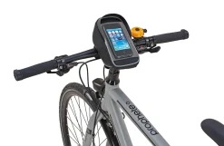Smartphone-Tasche, zur Lenkermontage, bis zu 5.5“ geeignet, wasserabweisend, Volumen: 1,5 Liter, Farbe: schwarz