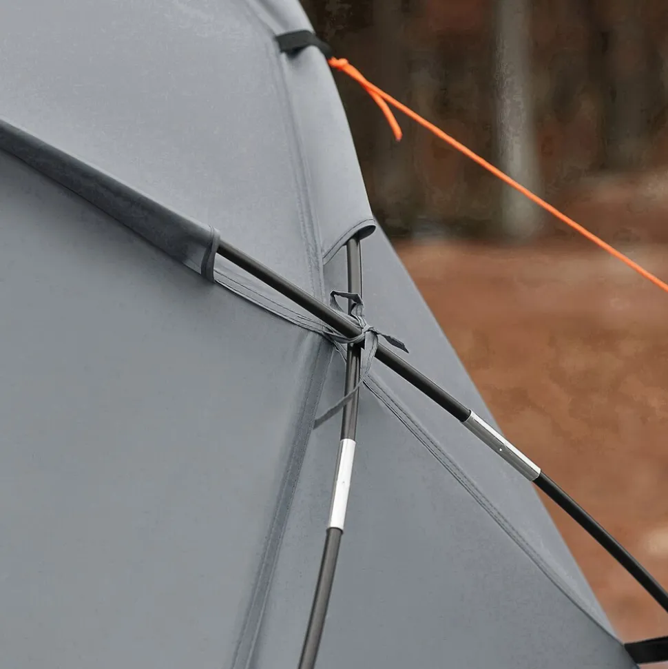SoBuy Campingzelt für 2 Personen Hellgrau 193x86,5x154,5cm Funktional