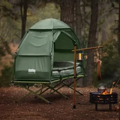 SoBuy Campingzelt mit 1 Tür Grün Funktional