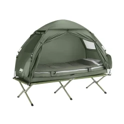 SoBuy Campingzelt mit 1 Tür Grün Funktional