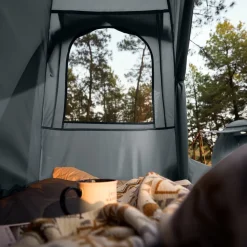 SoBuy Campingzelt mit 1 Tür Hellgrau Funktional