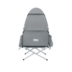 SoBuy Campingzelt mit 1 Tür Hellgrau Funktional