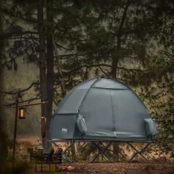 SoBuy Campingzelt mit 1 Tür Hellgrau Funktional