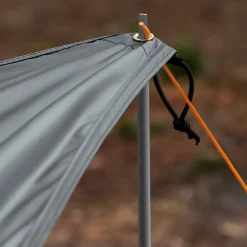 SoBuy Campingzelt mit 1 Tür Hellgrau 193x145x185cm Funktional