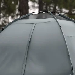 SoBuy Campingzelt mit 1 Tür Hellgrau 193x145x185cm Funktional