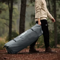 SoBuy Campingzelt mit 1 Tür Hellgrau 193x145x185cm Funktional