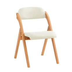 SoBuy Klappstuhl faltbar Weiß 47x51x78cm Funktional
