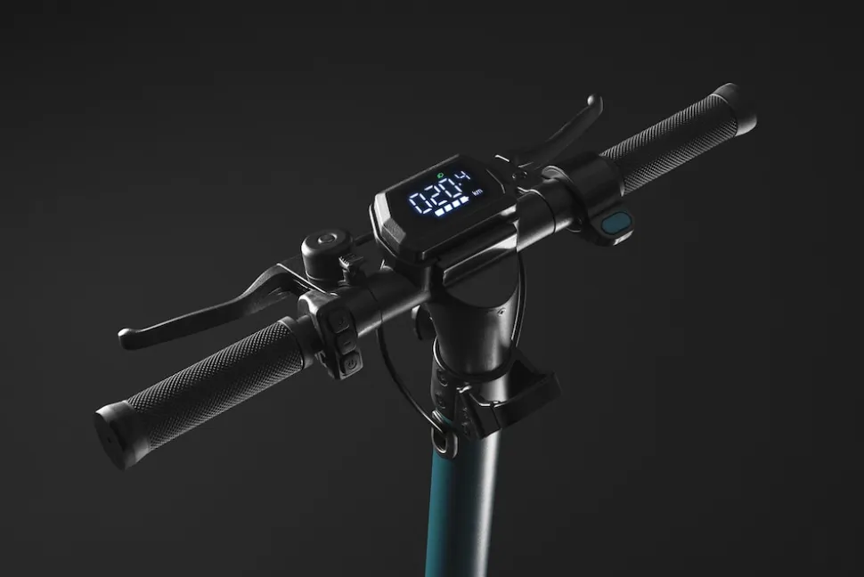 SOFLOW - SO4 pro E-Scooter 10,5 Ah, blk/grn, dt. Straßenzul.