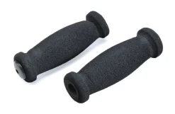 Soft-Griffe, mit Lenkerstopfen, Länge: 130 mm, Farbe: schwarz