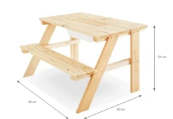 Spieltisch „Knut", natur