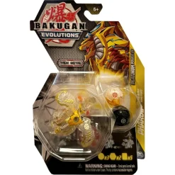 Spin Master 6063394 (20138093) - Bakugan Evolutions - Platinum Power Up - Pharol, Nano Aura, Nano Fury - True Metal