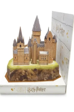 Spin Master 4D Puzzle Harry Potter Hogwarts Schloss fertig aufgebaut Display