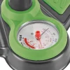 Standpumpe, für alle Ventilarten, 9 bar, mit Manometer, inkl. Adapter-Set, Stahl/Kunststoff