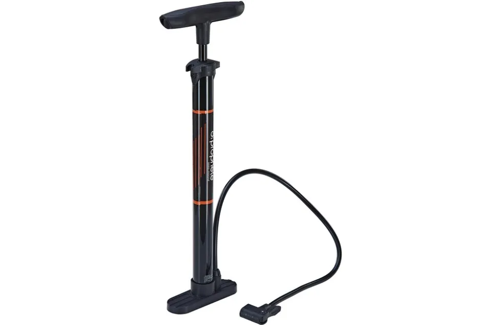 Standpumpe, für alle Ventilarten, 8 bar, ergonomisch geformter Griff, Stahl