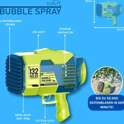 Starlyf® Seifenblasen Pistole mit Akku - Seifenblasenmaschine Bubble Spray