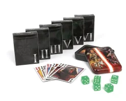 Star Wars Spielkarten Collector's Set Sammlerset Karten Episode 1-7 Würfel Kartendecks