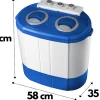 Steinborg Mini-Waschmaschine Camping 3kg Schleuderfunktion 2 Kammern