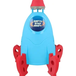Sunflex 00561 - Space Rocket - Wassersprenkler (blau, drehend) Rasensprenger Kinder