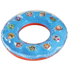 Super Mario Schwimmring mit Blasen ca. 98 cm aufblasbares Wasserspielzeug für Pool Strand und Sommer