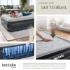 tectake® Aufblasbare Matratze, für 1 oder 2 Personen, ergonomisches Luftsäulensystem, inkl. manuellem Ventil und Tragebeutel