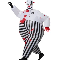 tectake® Aufblasbares Kostüm Horror-Clown