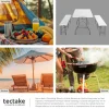 tectake® Bierzeltgarnitur, klappbar, hohe Belastbarkeit, mit Tragegriffen