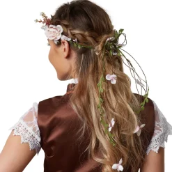 tectake® Blumenkranz Wiesenglück