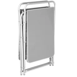 tectake® Campingküche XXL mit Aluminiumgestell und 5 Fächern, faltbar, mit großem Stauraum und Windschutz, 172 x 52 x 104 cm